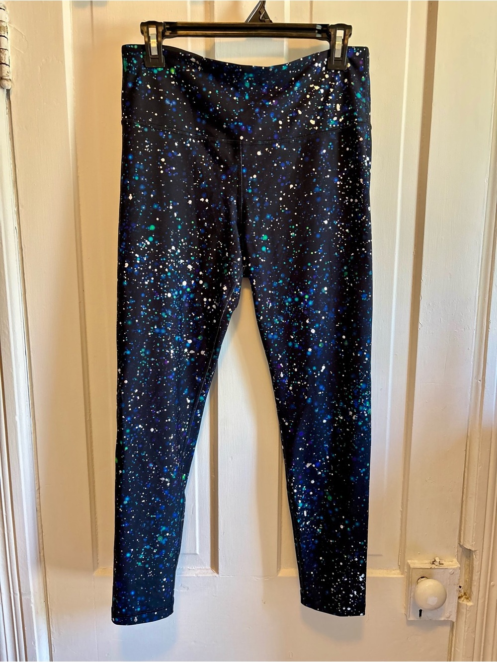 Old Navy Active Powersoft Legging Black Print Large